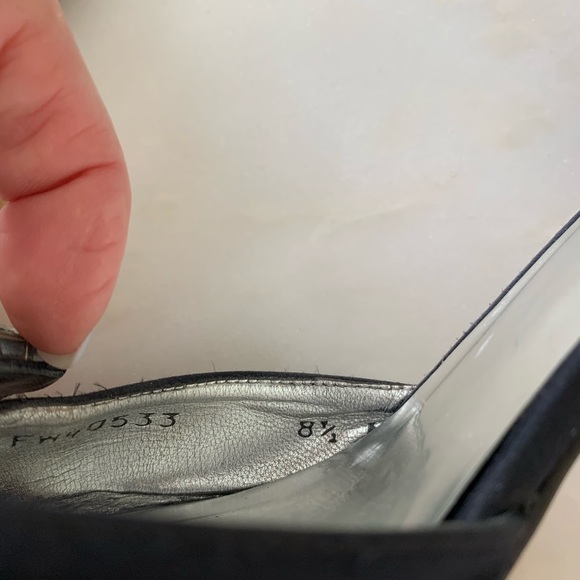 Stuart Weitzman black heels with beautiful stones - Picture 7 of 8